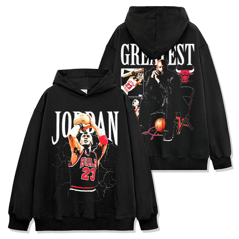 MICHAEL JORDAN VINTAGE HOODIE · STEP BACK