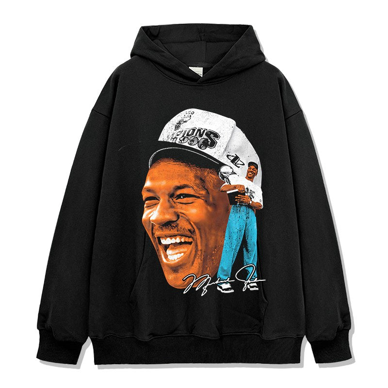MICHAEL JORDAN VINTAGE HOODIE · TRIPLE DOUBLE