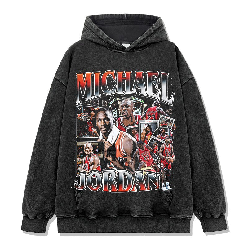 MICHAEL JORDAN VINTAGE HOODIE · HALL OF FAME