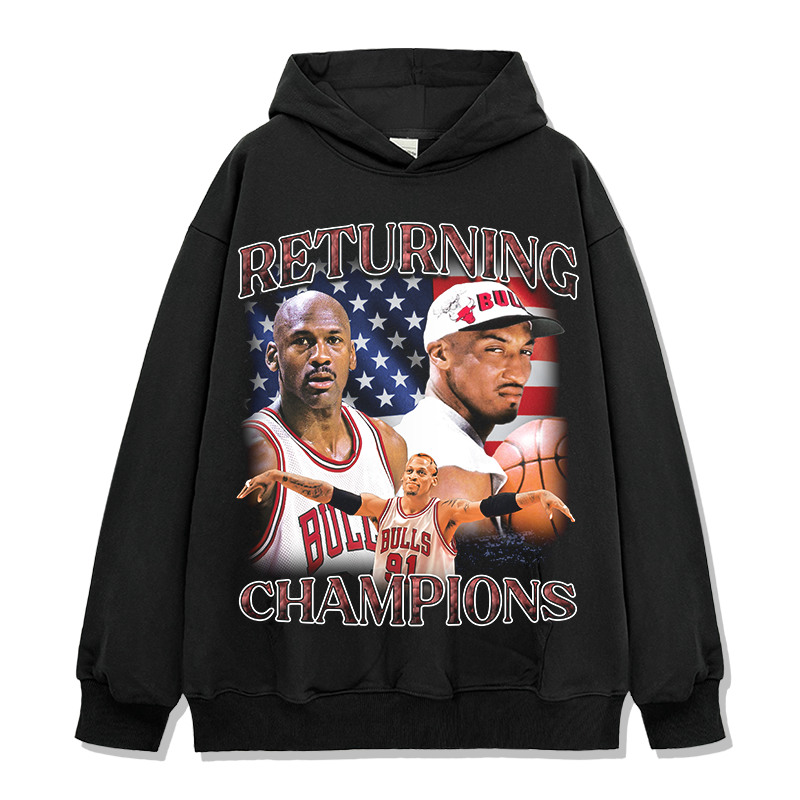 MICHAEL JORDAN VINTAGE HOODIE · RIM ROCKER