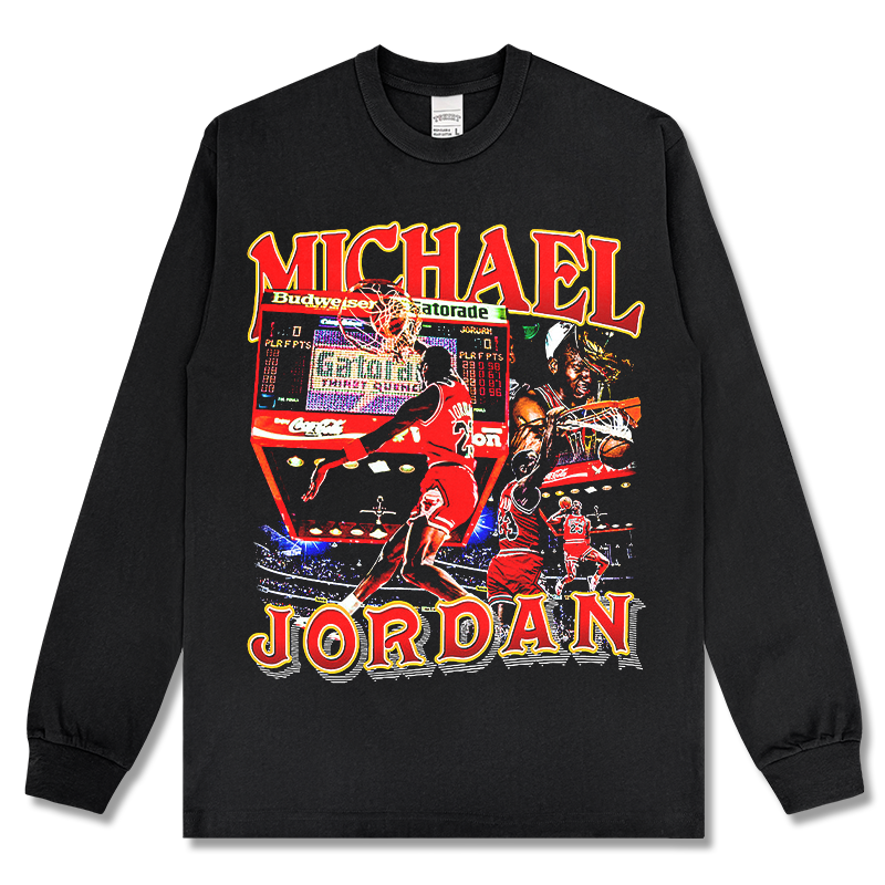 MICHAEL JORDAN LONG SLEEVE · NIGHT SHIFT