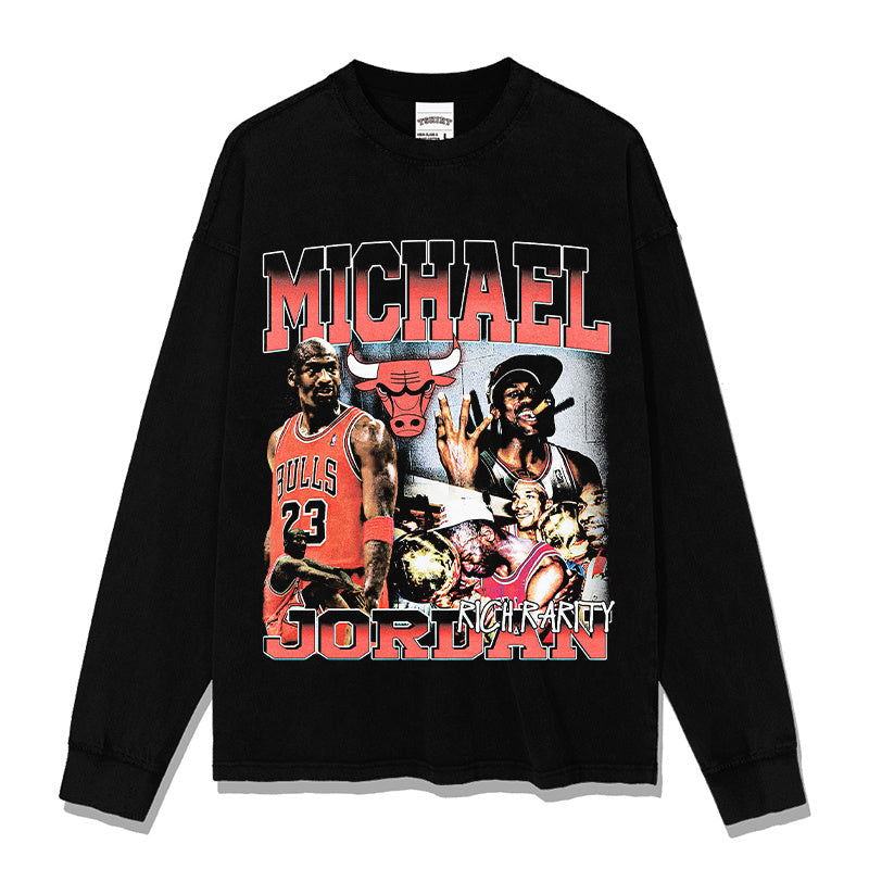 MICHAEL JORDAN LONG SLEEVE · FLASH