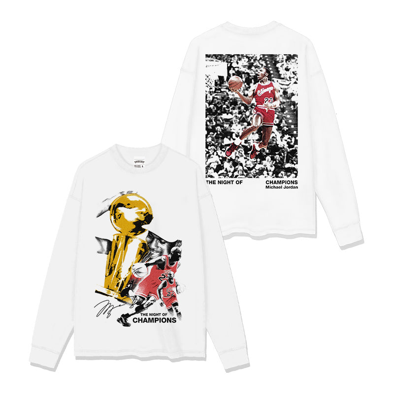 MICHAEL JORDAN LONG SLEEVE · CITY LIGHTS