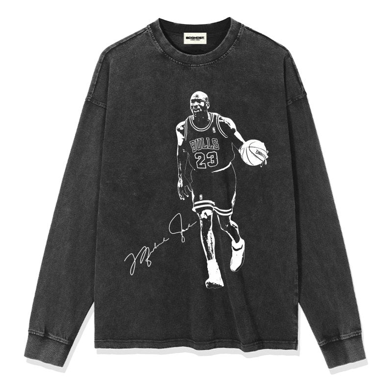 MICHAEL JORDAN LONG SLEEVE · NET CUTTER