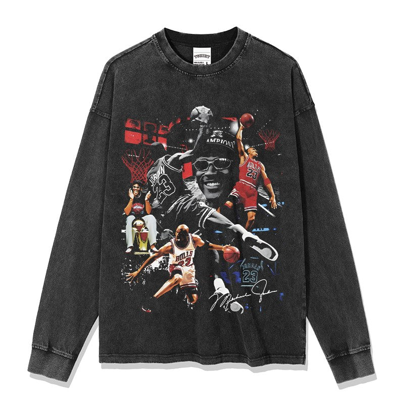 MICHAEL JORDAN LONG SLEEVE · RING CHASE