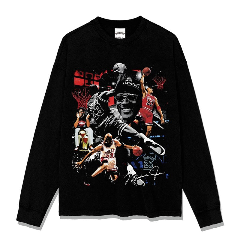 MICHAEL JORDAN LONG SLEEVE · RING CHASE