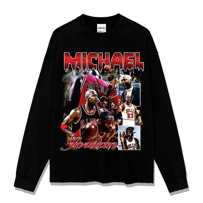 MICHAEL JORDAN LONG SLEEVE · HEAT CHECK