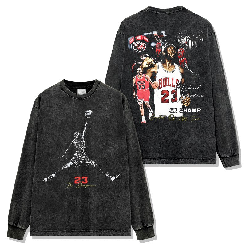 MICHAEL JORDAN LONG SLEEVE · LOGO SHOT