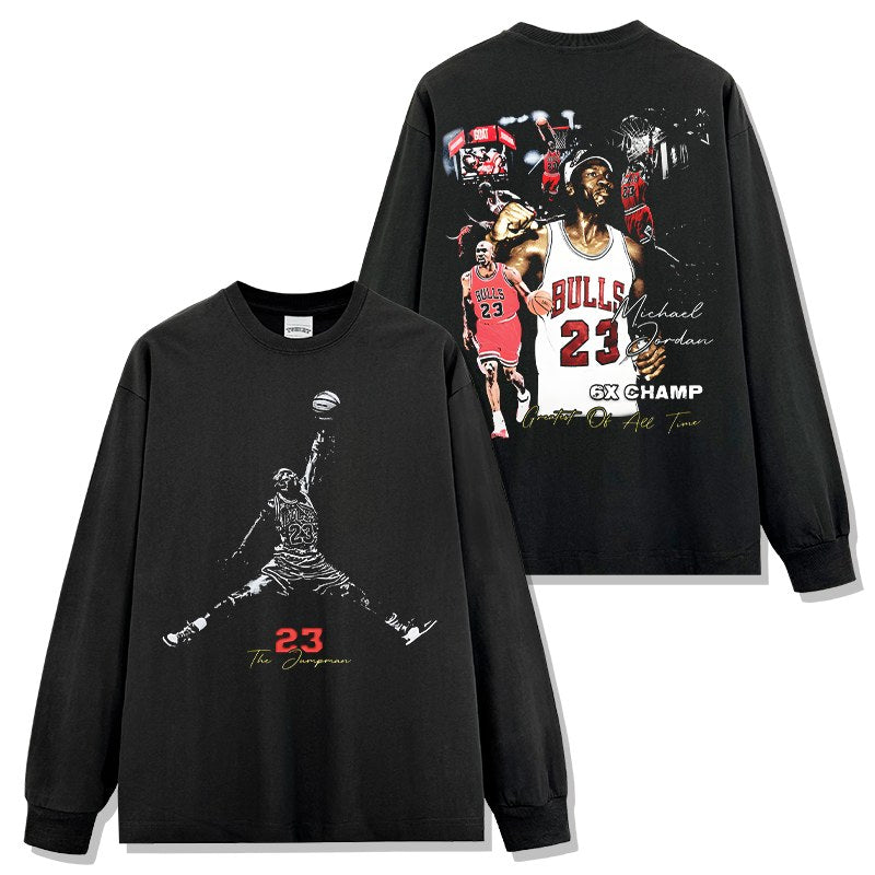 MICHAEL JORDAN LONG SLEEVE · LOGO SHOT