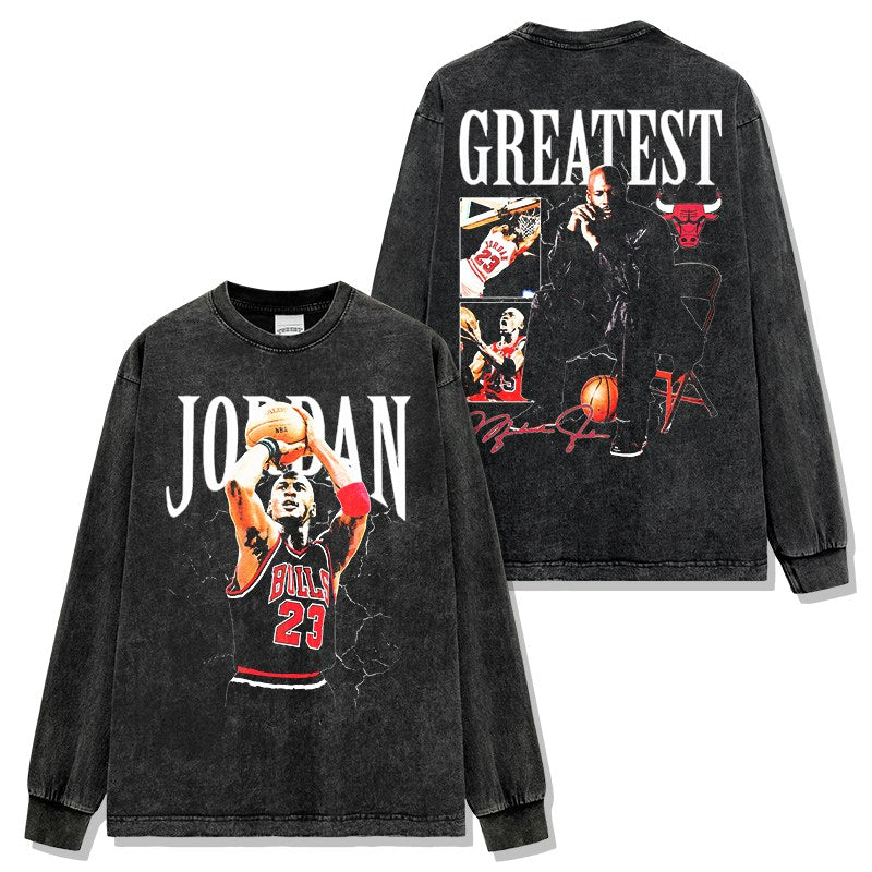 MICHAEL JORDAN LONG SLEEVE · STEP BACK