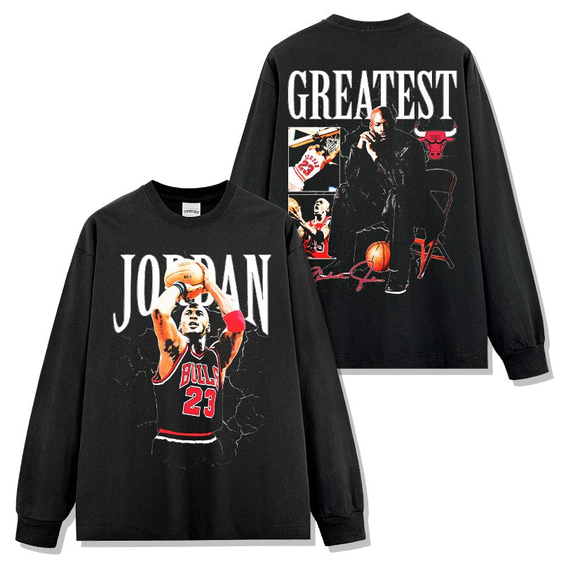 MICHAEL JORDAN LONG SLEEVE · STEP BACK