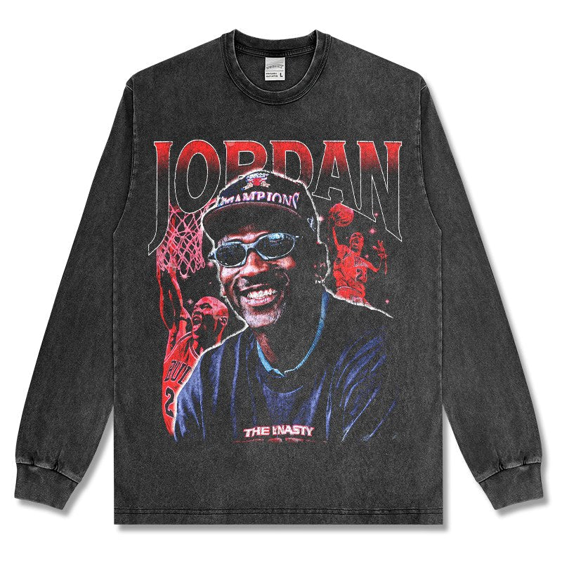 MICHAEL JORDAN LONG SLEEVE · BLOCK PARTY