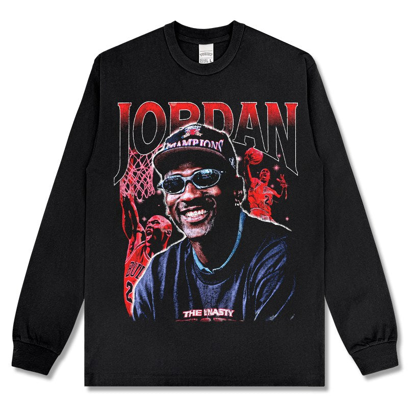 MICHAEL JORDAN LONG SLEEVE · BLOCK PARTY