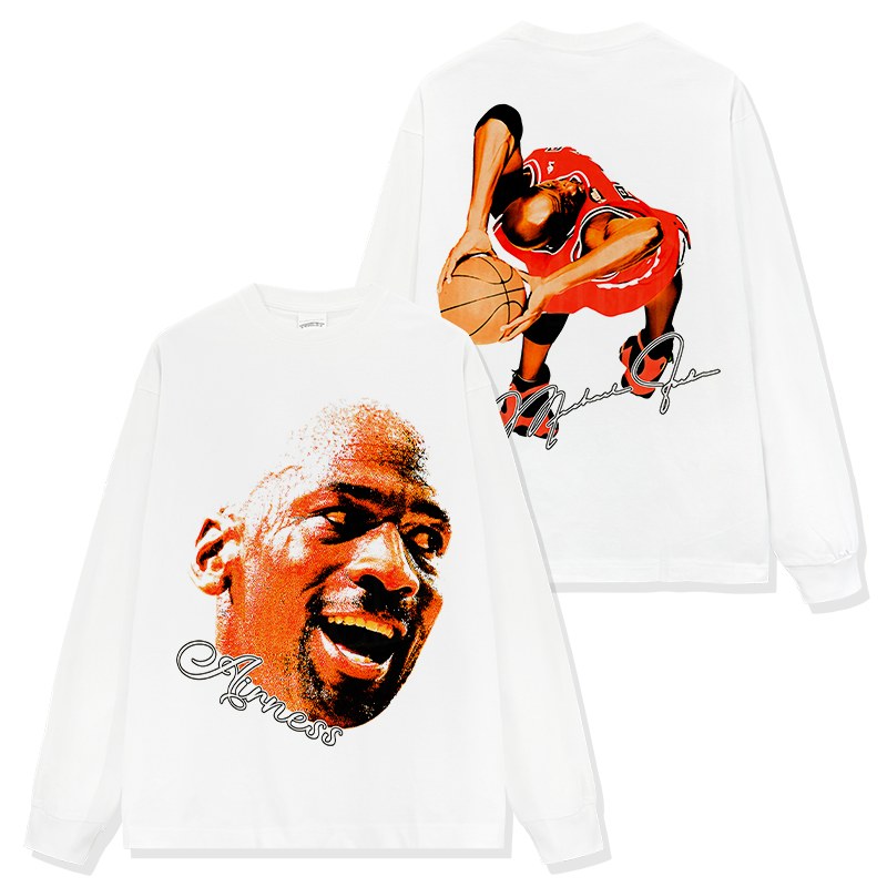 MICHAEL JORDAN LONG SLEEVE · BANK SHOT
