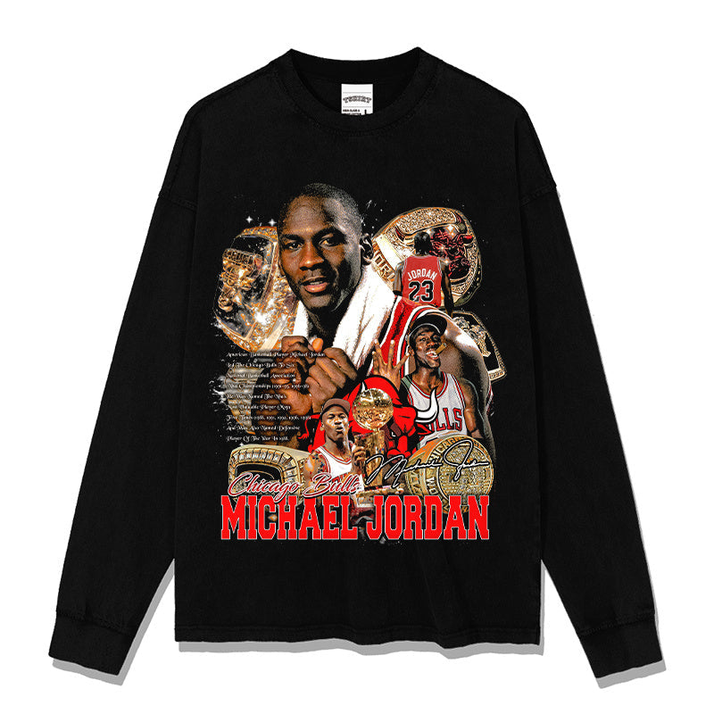 MICHAEL JORDAN LONG SLEEVE · DRAFT NIGHT