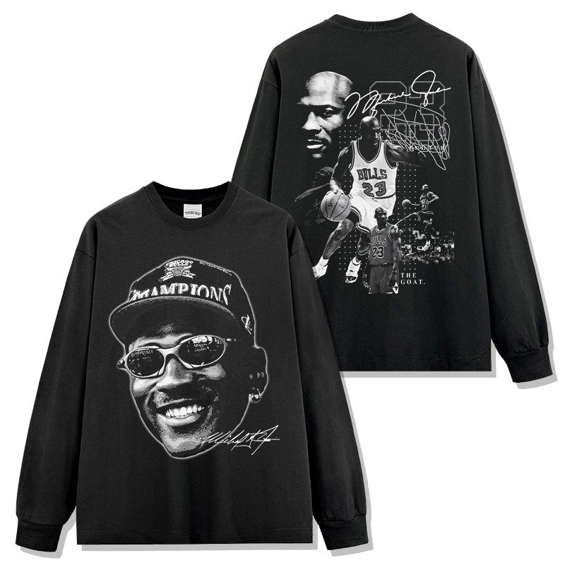 MICHAEL JORDAN LONG SLEEVE · HARDWOOD