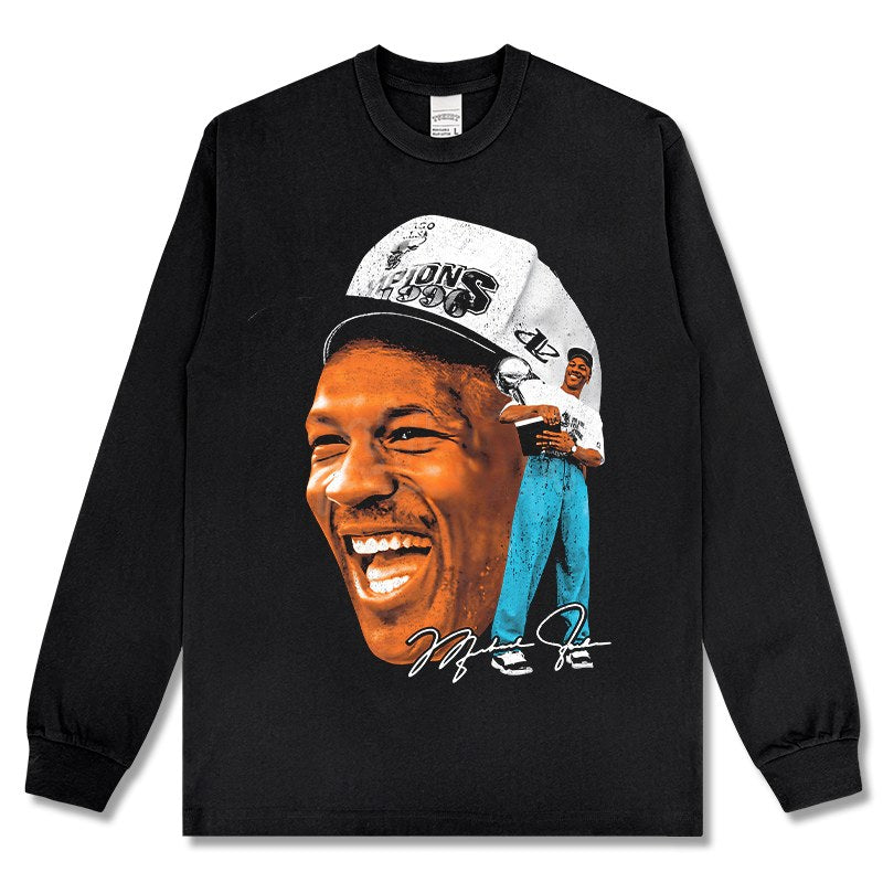 MICHAEL JORDAN LONG SLEEVE · TRIPLE DOUBLE