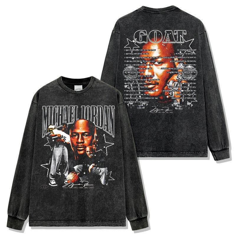 MICHAEL JORDAN LONG SLEEVE · SLAM DUNK