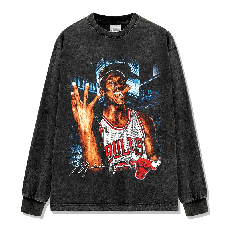 MICHAEL JORDAN LONG SLEEVE · BUZZER BEATER