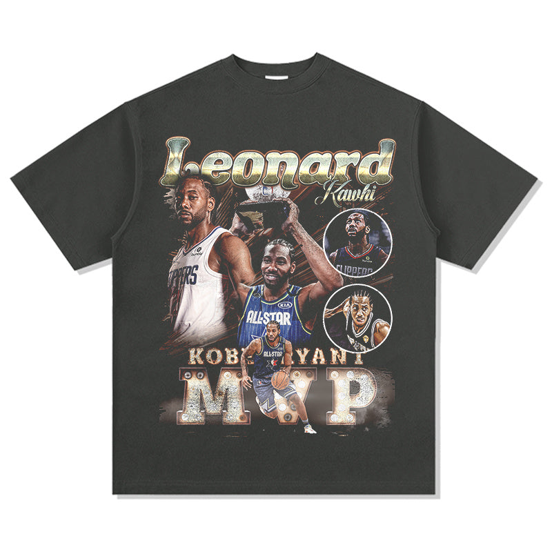 KAWHI LEONARD VINTAGE TEE · SHOWTIME