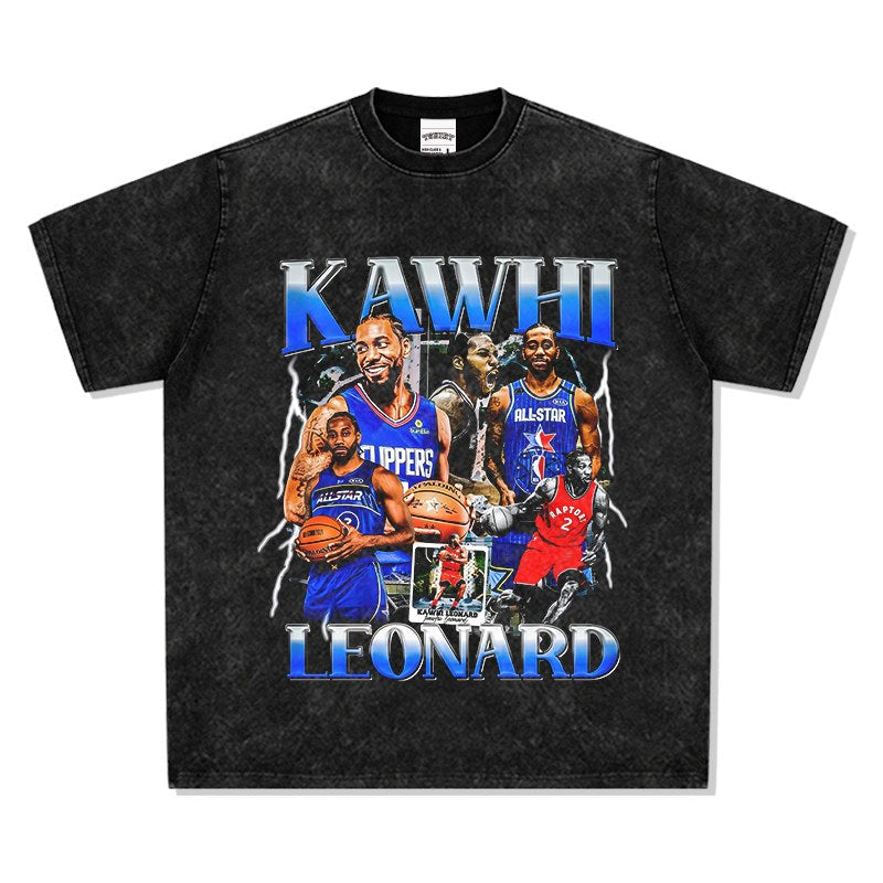 KAWHI LEONARD VINTAGE TEE · BUZZER BEATER