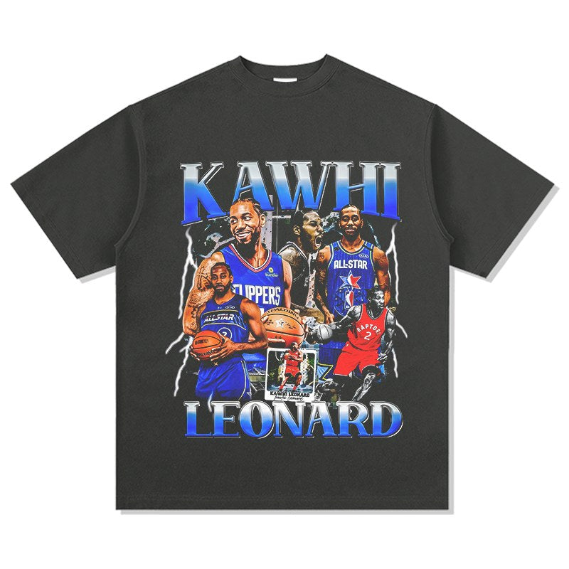 KAWHI LEONARD VINTAGE TEE · BUZZER BEATER