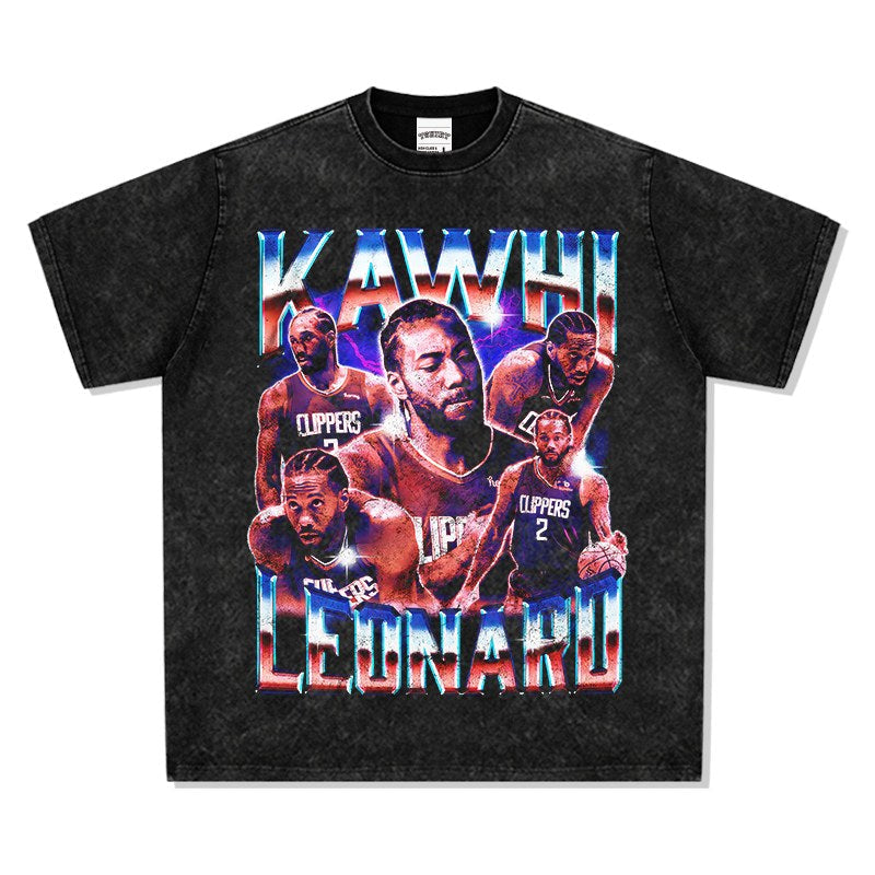 KAWHI LEONARD VINTAGE TEE · CLUTCH