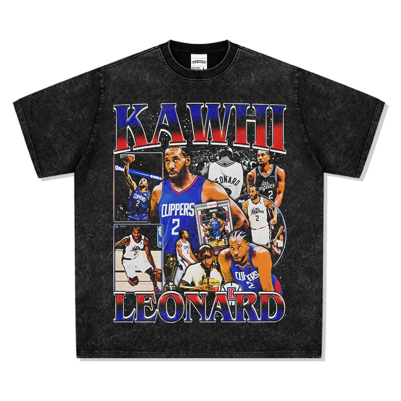 KAWHI LEONARD VINTAGE TEE · LEGEND