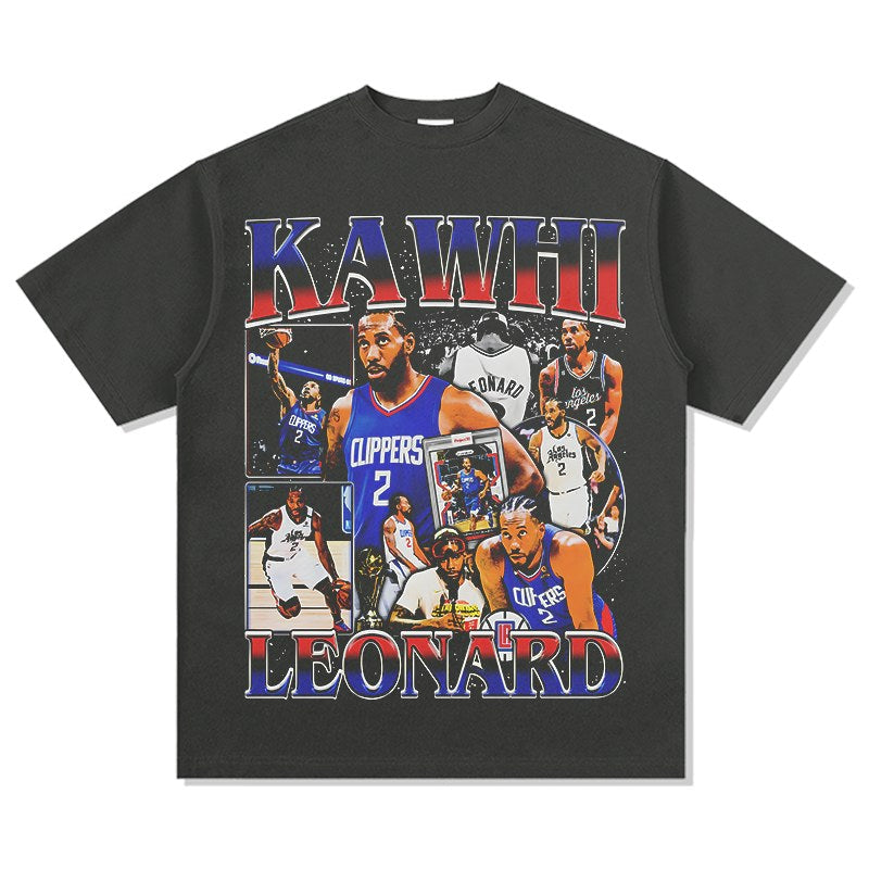 KAWHI LEONARD VINTAGE TEE · LEGEND