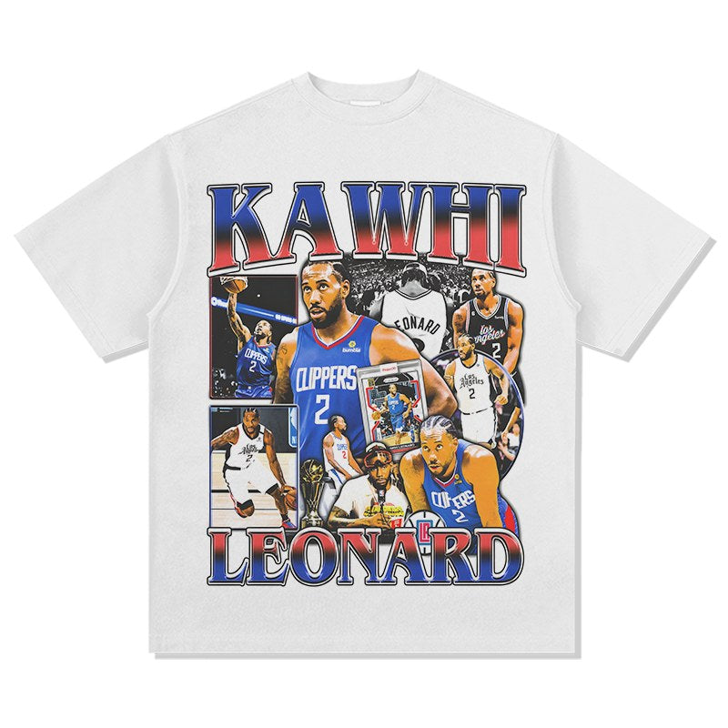 KAWHI LEONARD VINTAGE TEE · LEGEND