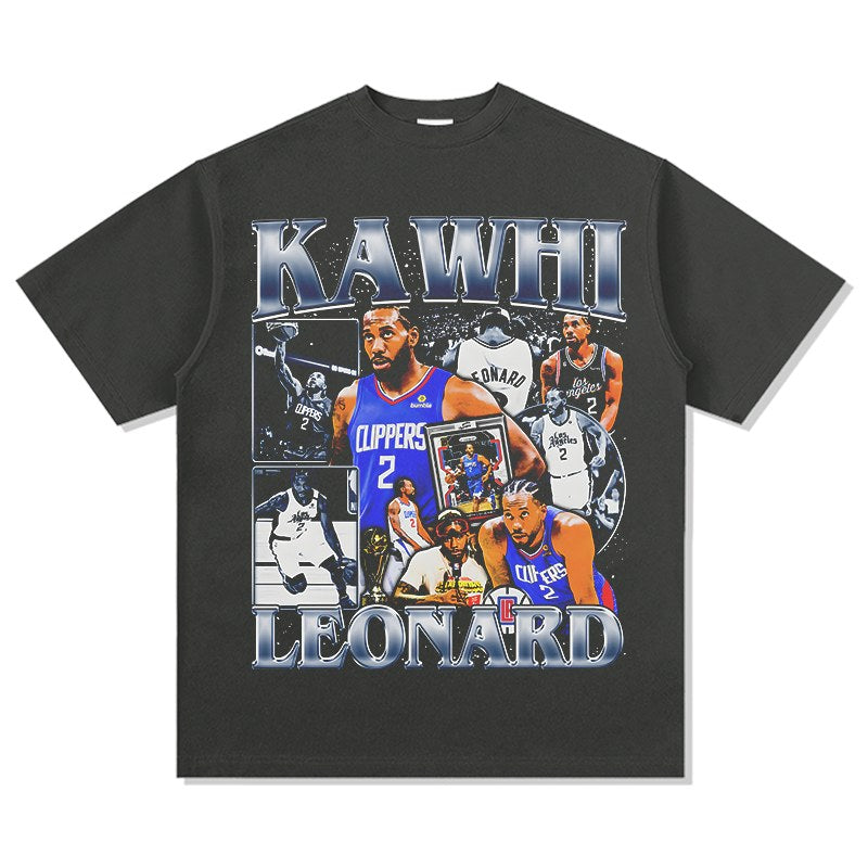 KAWHI LEONARD VINTAGE TEE · MVP