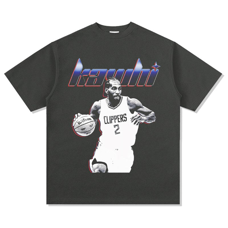 KAWHI LEONARD VINTAGE TEE · ICON