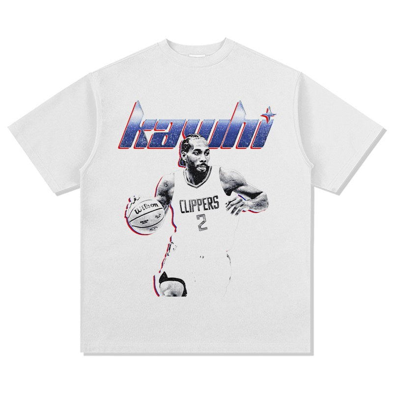 KAWHI LEONARD VINTAGE TEE · ICON