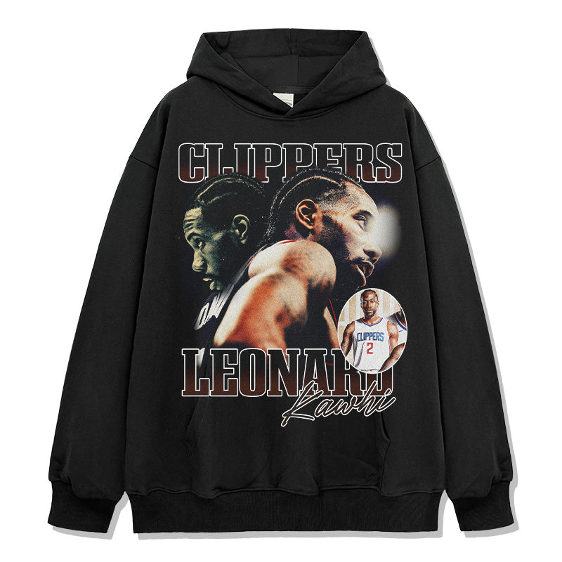 KAWHI LEONARD VINTAGE HOODIE · HALL OF FAME