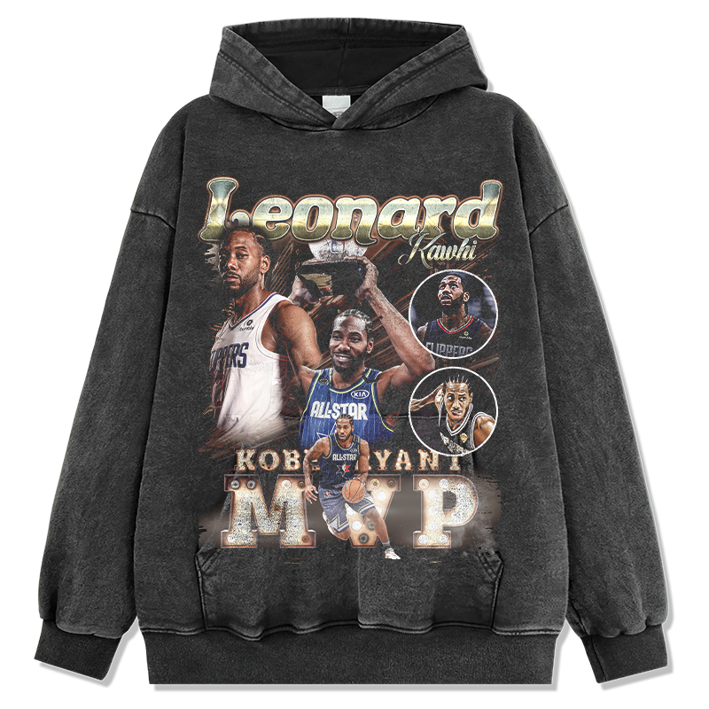 KAWHI LEONARD VINTAGE HOODIE · SHOWTIME
