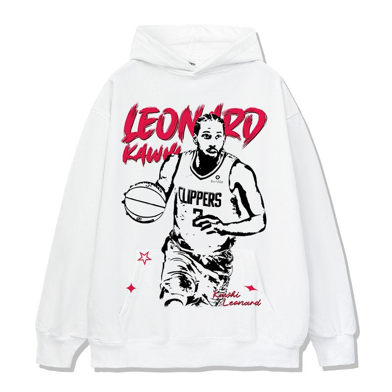 KAWHI LEONARD VINTAGE HOODIE · FADEAWAY