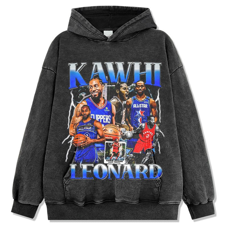 KAWHI LEONARD VINTAGE HOODIE · BUZZER BEATER