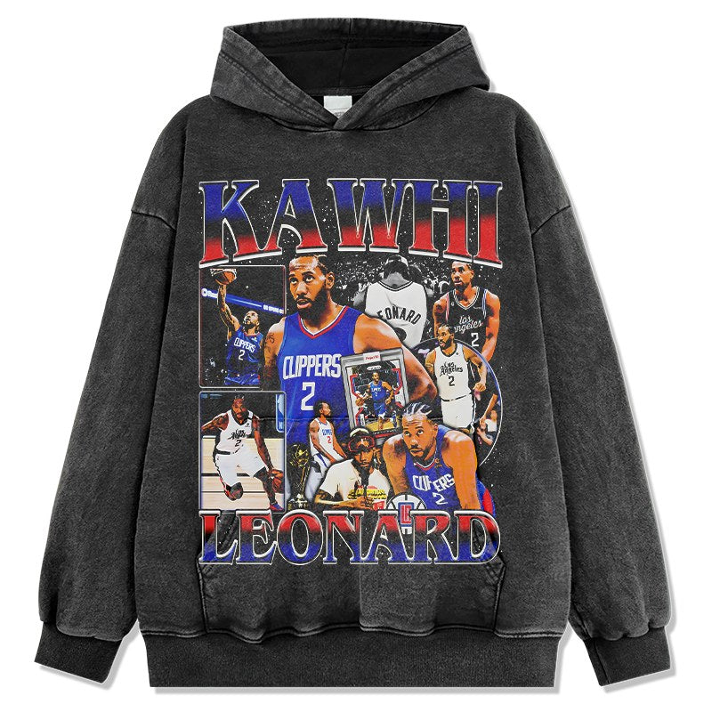KAWHI LEONARD VINTAGE HOODIE · LEGEND