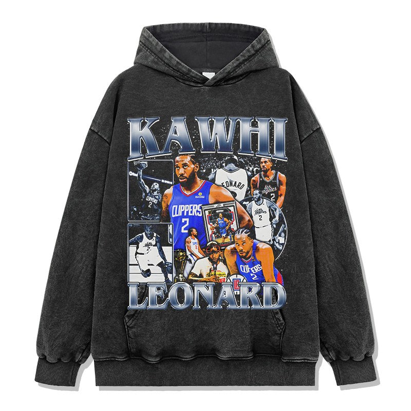 KAWHI LEONARD VINTAGE HOODIE · MVP