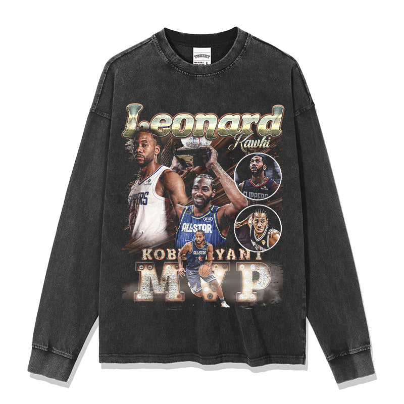KAWHI LEONARD LONG SLEEVE · SHOWTIME