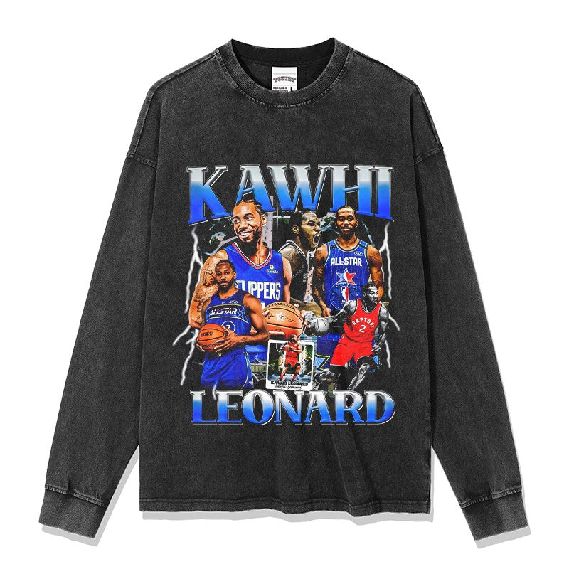 KAWHI LEONARD LONG SLEEVE · BUZZER BEATER
