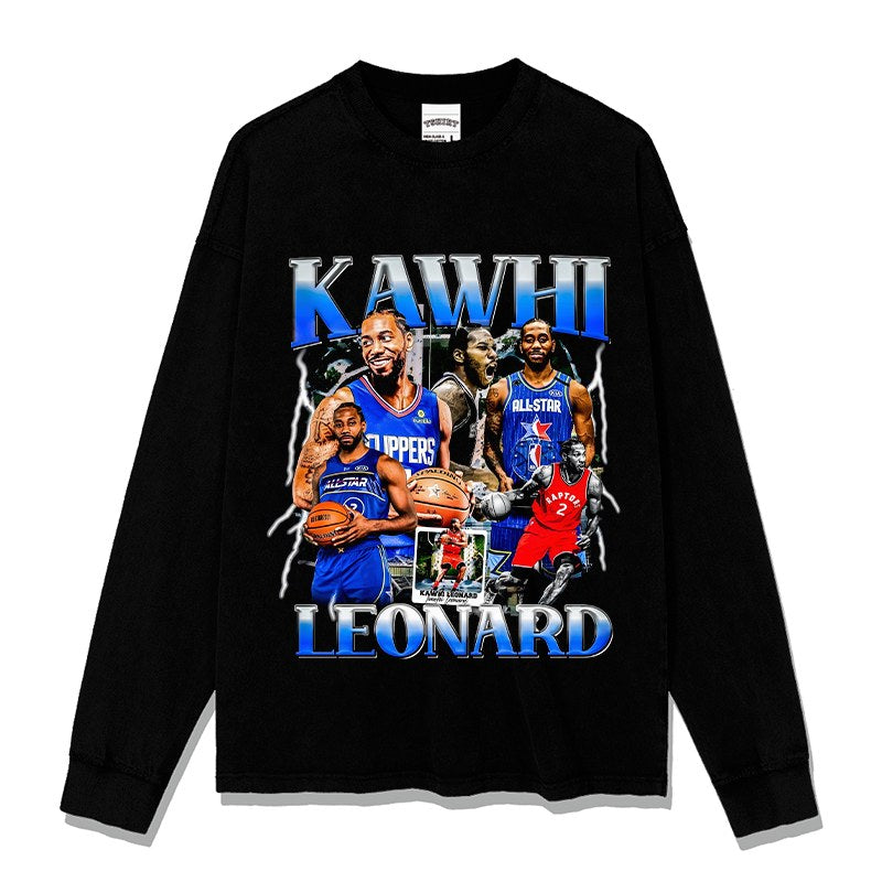 KAWHI LEONARD LONG SLEEVE · BUZZER BEATER
