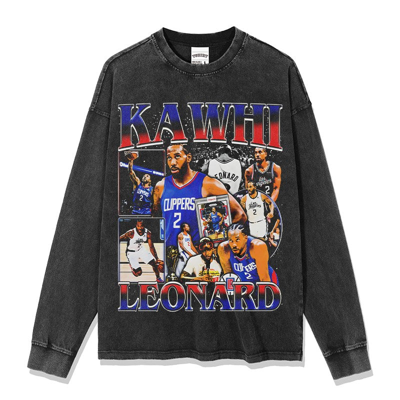 KAWHI LEONARD LONG SLEEVE · LEGEND