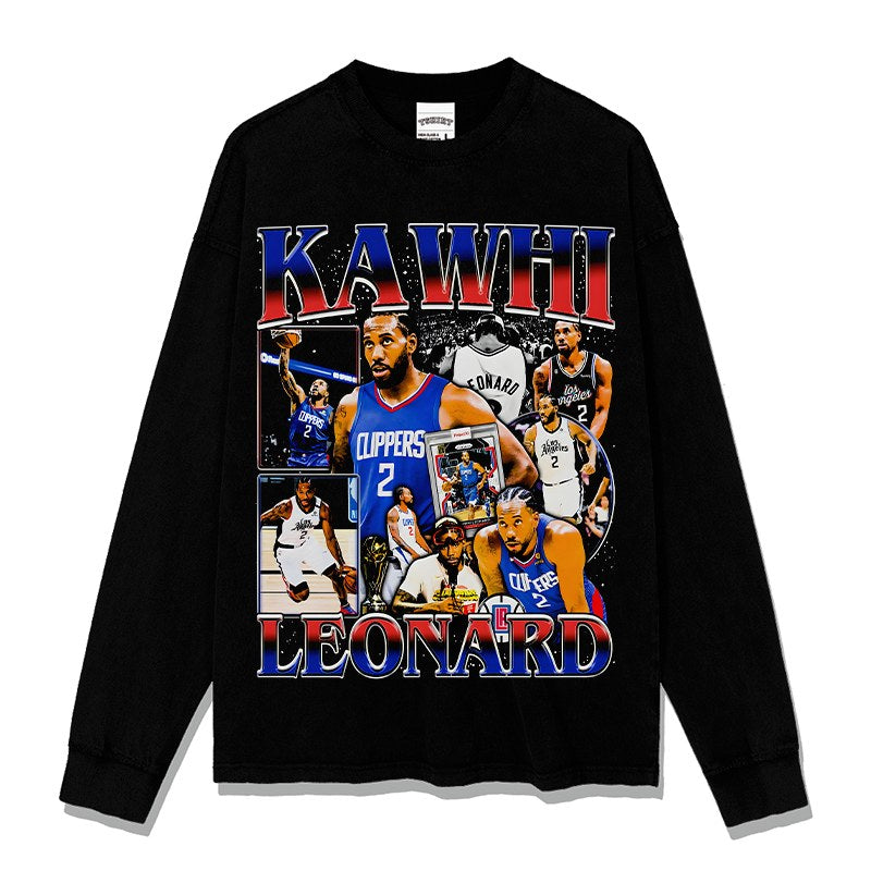 KAWHI LEONARD LONG SLEEVE · LEGEND