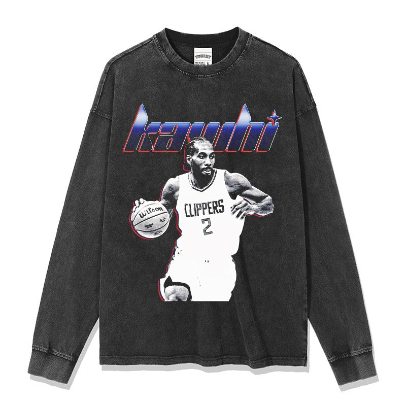 KAWHI LEONARD LONG SLEEVE · ICON