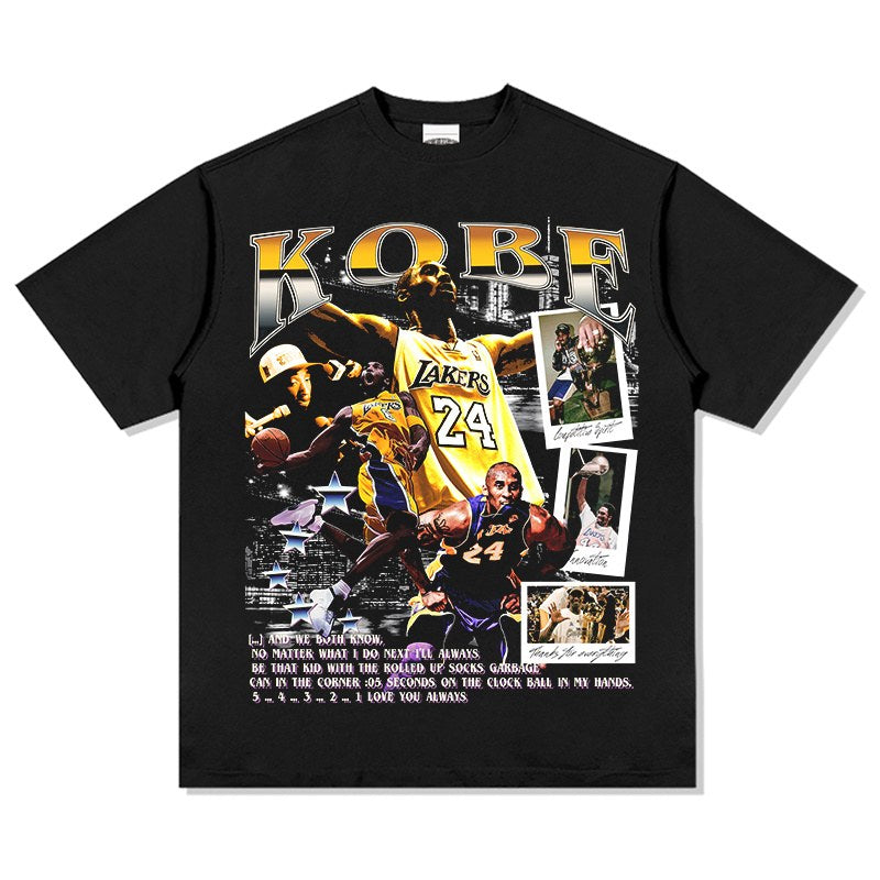 KOBE BRYANT VINTAGE TEE · LAST SHOT