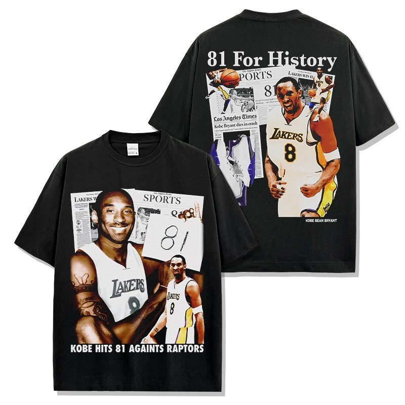 KOBE BRYANT VINTAGE TEE · SIXTH MAN