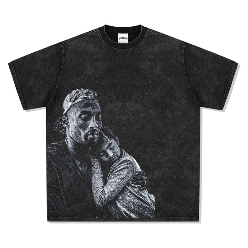 KOBE BRYANT VINTAGE TEE · BUCKETS