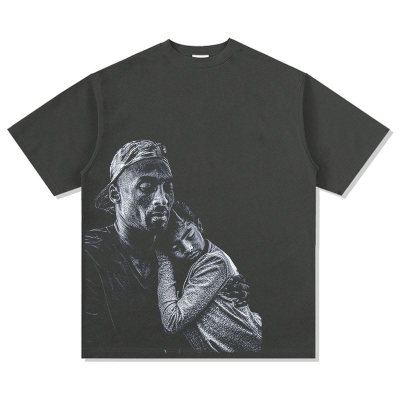 KOBE BRYANT VINTAGE TEE · BUCKETS