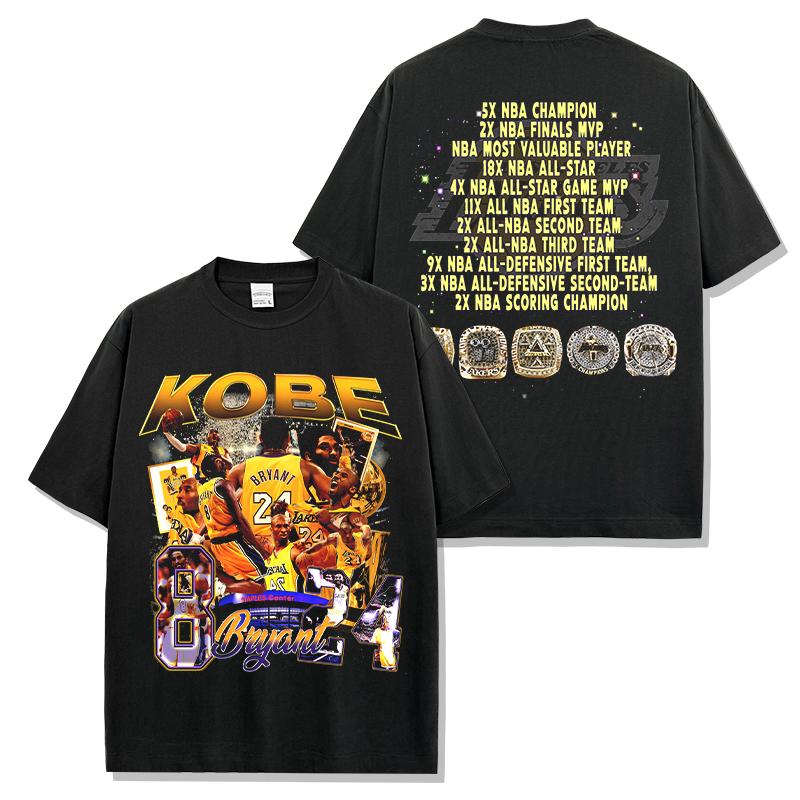 KOBE BRYANT VINTAGE TEE · PICK AND ROLL II